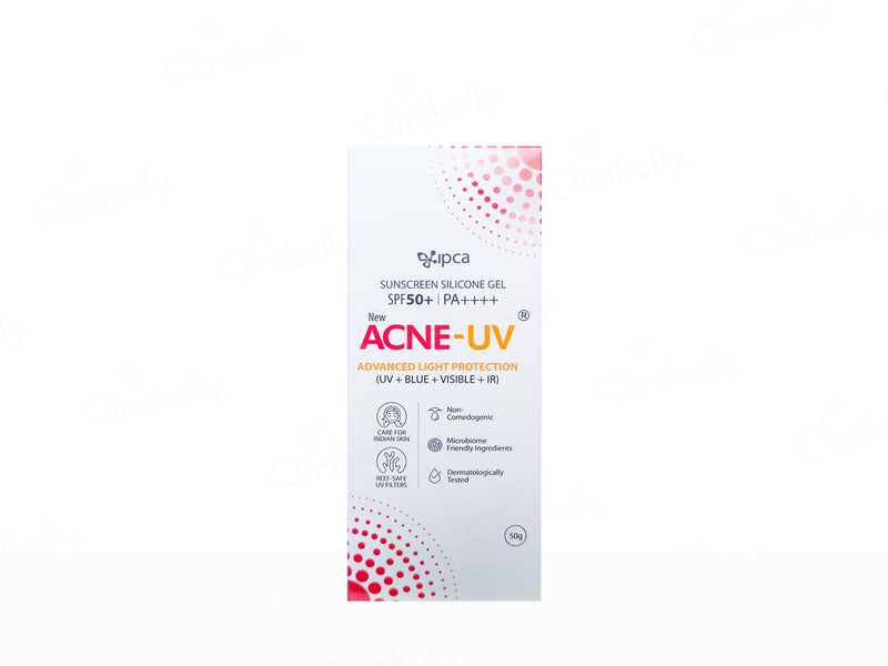 Acne-UV Gel Sunscreen SPF 50/PA+++ 50GMS