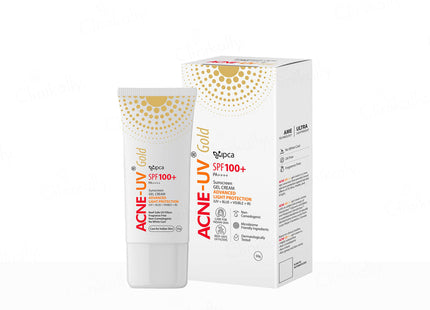Acne-UV Gold Sunscreen Gel Cream SPF 100+ PA++++