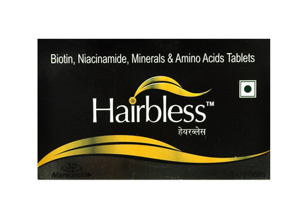 Hairbless tablets 15 tab pack of 2 30tab box