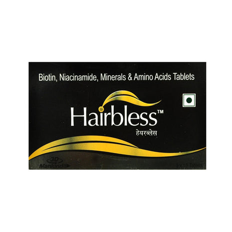 Hairbless tablets 15 tab pack of 2 30tab box