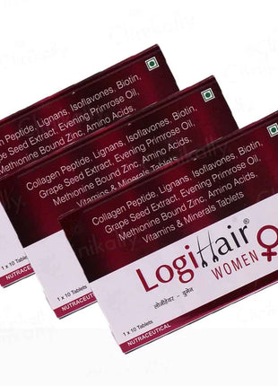 Logihair Women 10strip pack of 3