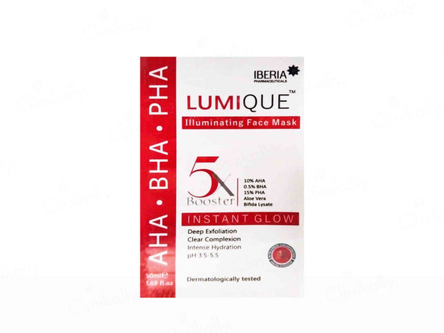 Lumique Illuminating Instant Glow Deep Exfoliation Face Mask 50ML