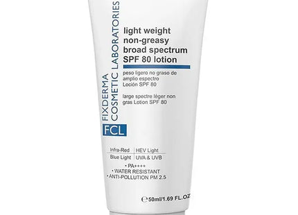 FCL Light Weight Sunscreen Lotion SPF80 50ml