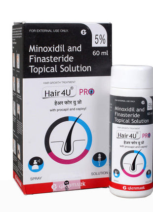 Hair 4U Pro Solution 60ml | Glenmark