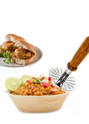 Paubhaji Masher Used In All Kinds Of Household And Kitchen Places For Mashing And Making Paubhajis.