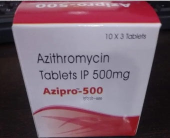 AZIPRO 500mg 3 tab in strip