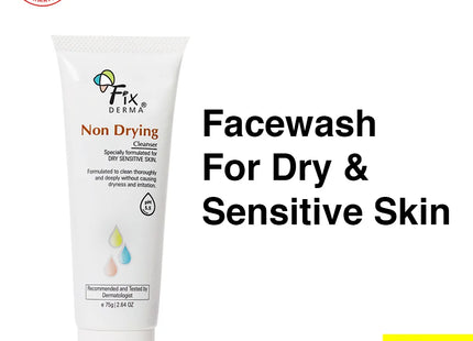 Fixderma non drying cleanser 75g