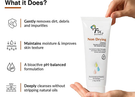Fixderma non drying cleanser 75g