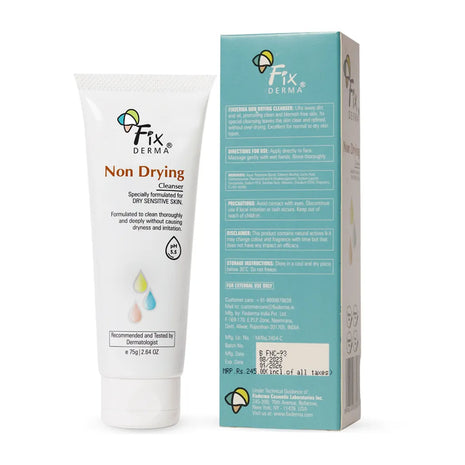 Fixderma non drying cleanser 75g