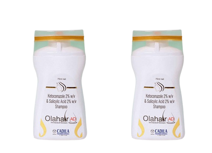 Cadila Olahair AD Shampoo (75ML) pack of 2