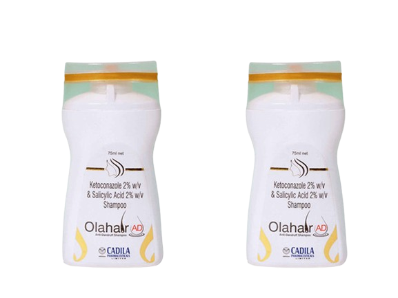Cadila Olahair AD Shampoo (75ML) pack of 2