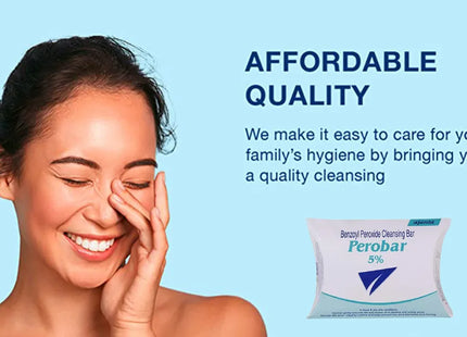 Perobar 5% Soap 75g pack of 2