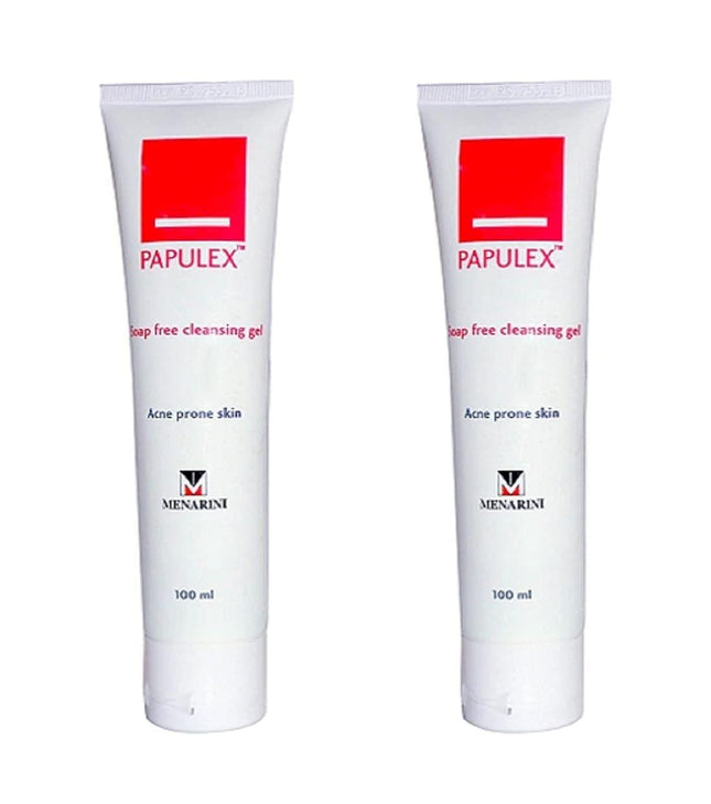 Papulex Soap Free Cleansing Gel 100ml-Pack of 2 KarissaKart