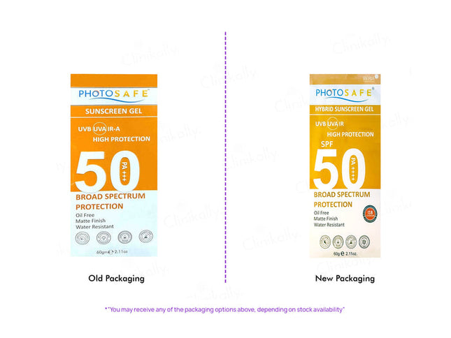 Photosafe Hybrid Broad Spectrum Sunscreen Gel SPF 50 PA++++ 60ml