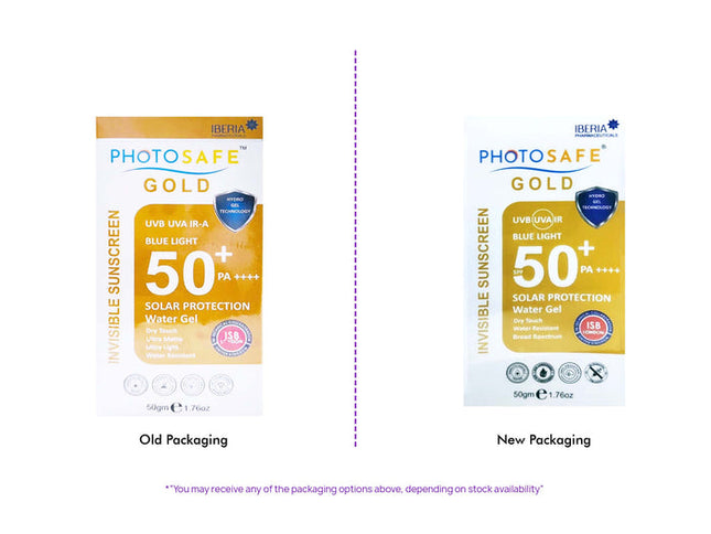 Photosafe Gold Invisible Sunscreen Water Gel 50gm