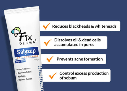 Fixderma salyzap lotion for acne 20ml night time