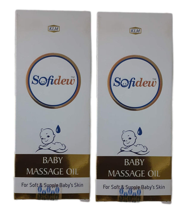 SOFIDEW Baby Massage Oil (Pack of 2 * 100ML) KarissaKart