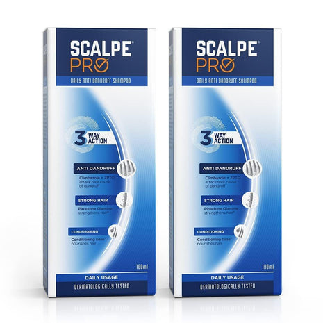 Scalpe Pro Daily Anti-Dandruff Shampoo With Conditioning Base, For Strong And Smooth Hair | 100 Ml (Pack Of 2) KarissaKart