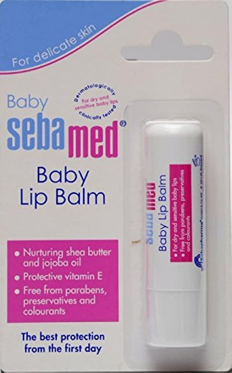 SebaMed Baby Lip Balm, 4.8g, White KarissaKart