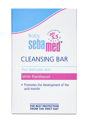 Sebamed Baby Cleansing Bar 150g|Ph 5.5 | With Panthenol|No tears & Soap Free bar| For Delicate skin KarissaKart