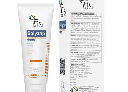 Fixderma Salyzap daily face cleanser for acne 60g