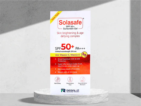 Regaliz Solasafe SPF 50+ Sunscreen Gel