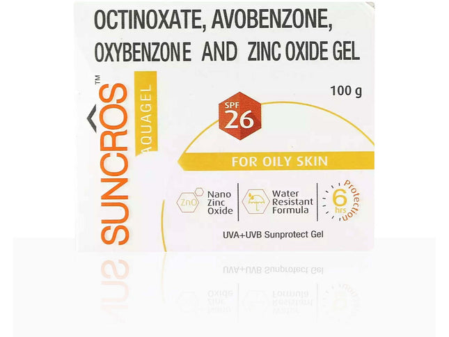 Suncros AquaGel Sunscreen SPF 26