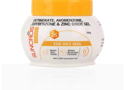 Suncros AquaGel Sunscreen SPF 26