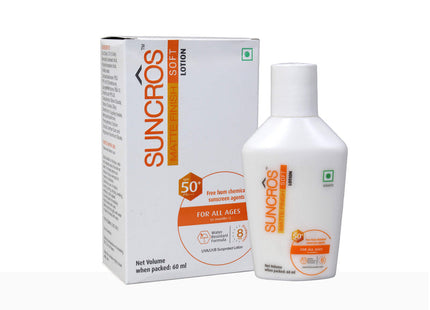 Suncros Matte Finish Soft Lotion SPF 50+ PA+++ 60ml