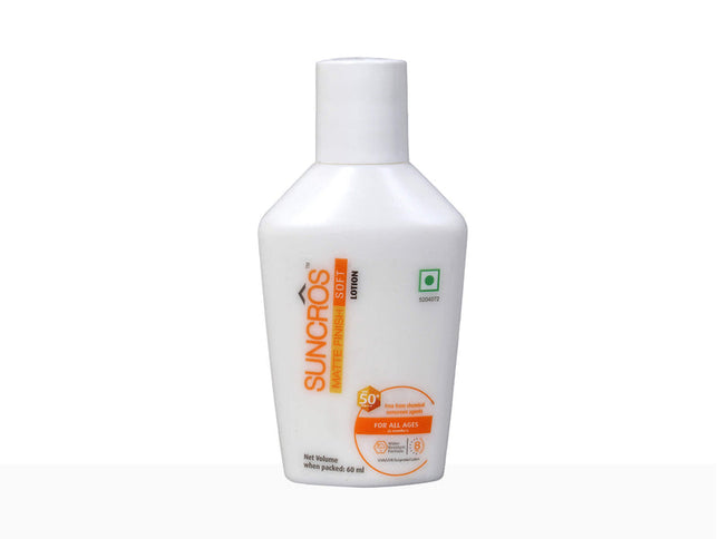 Suncros Matte Finish Soft Lotion SPF 50+ PA+++ 60ml