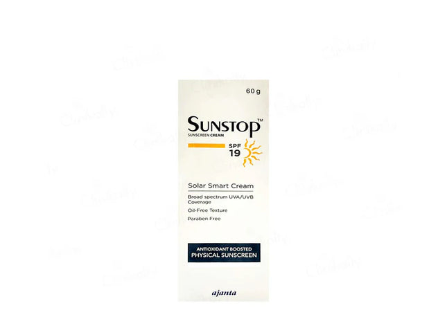 Sunstop Spf 19 Cream 60 Gm