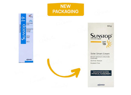 Sunstop spf 19 sunscreen cream 60g pack of 2