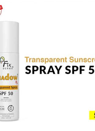 Fixderma Shadow Rx Transparent Spray Sunscreen 50ml