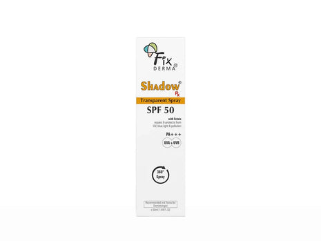 Fixderma Shadow Rx Transparent Spray Sunscreen 50ml