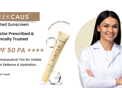 Seekcaus Tinted Sunscreen Gel SPF 50 PA++++