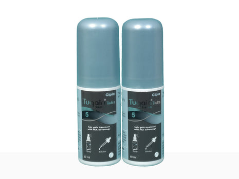 Tugain Twins 5% Solution 60ml pack of 2