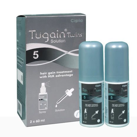 Tugain Twins 5 Solution 2*60 ml