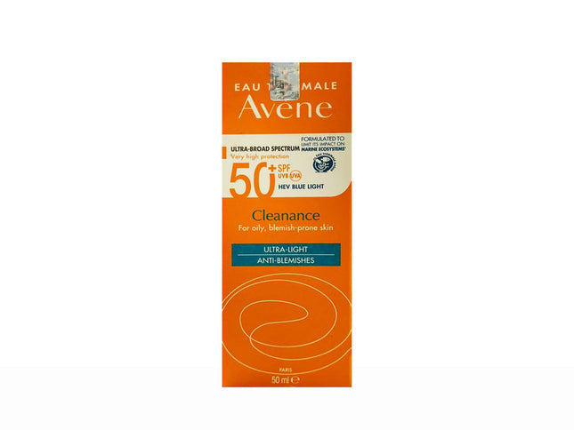 Avene Cleanance Ultra-Light Very High Protection Sunscreen SPF 50+ 50ML