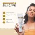 UV Doux gold sillicone sunscreen spf50 gel 50g