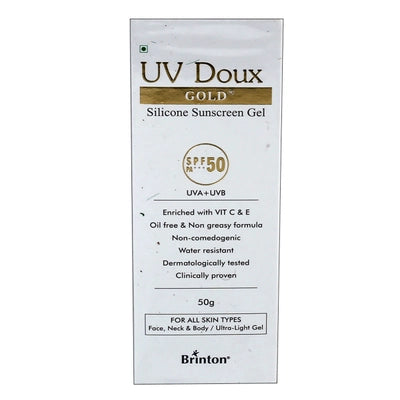 UV Doux gold silicone sunscreen gel 50g