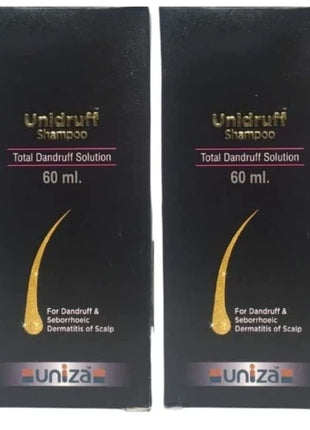 Unidruff Shampoo Anti Dandruff Shampoo (60ML)-Pack Of 2 KarissaKart