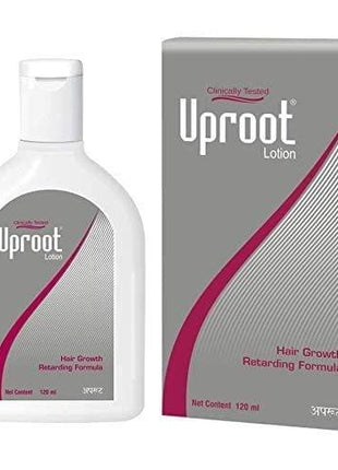 Uproot Lotion Hair Growth Retarding Formula, Reduces Unwanted Hair Growth, White, 120 ml KarissaKart