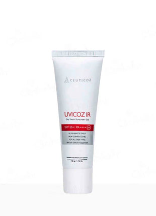 Uvicoz IR ultra matte SPF50+ sunscreen gel  50g