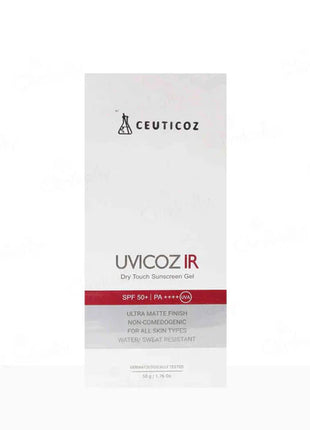 Uvicoz IR ultra matte SPF50+ sunscreen gel  50g