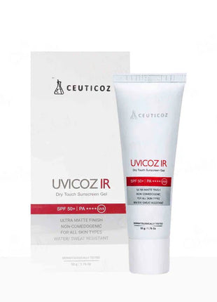 Uvicoz IR ultra matte SPF50+ sunscreen gel  50g