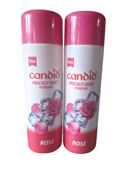 Candid prickly heat powder rose 120gm Pack of 2