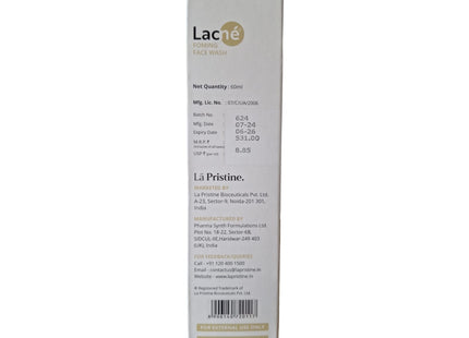 New Lacne foming face wash 60ml