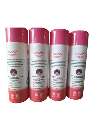 Candid prickly heat powder rose 120gm Pack of 4