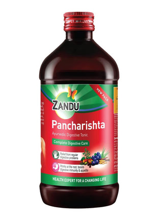 Zandu Pancharishta 450ml, Ayurvedic Tonic, Relief from disgetive problems like Acidity, Constipation and Gas, boosts digestive immunity KarissaKart