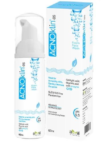 Acnoklin ds foam face wash 60ml pack of 2